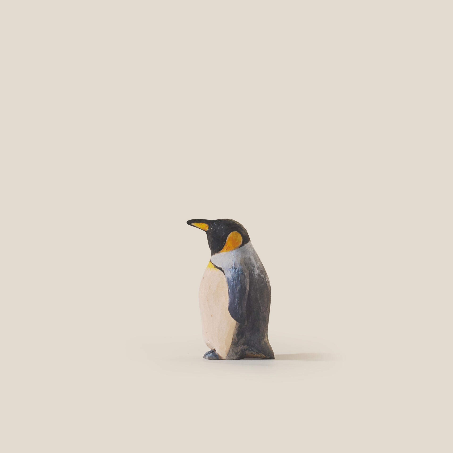 Wooden Penguin Hand Carved Wooden Penguin